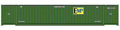 Walthers SceneMaster 8503 HO Scale 53' Singamas Corrugated Container EMP