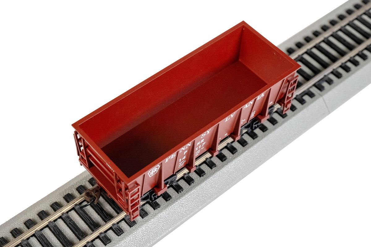 Bachmann 18605 HO Scale Ore Car - Pennsylvania Railroad PRR (Tuscan Red) 14517 - Oakville Model Trains Depot
