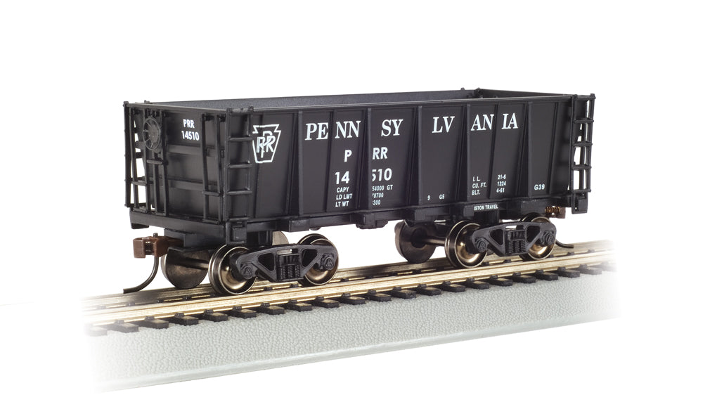 Bachmann 18614 HO Scale Ore Car - Pennsylvania Railroad PRR (Black) - Oakville Model Trains Depot
