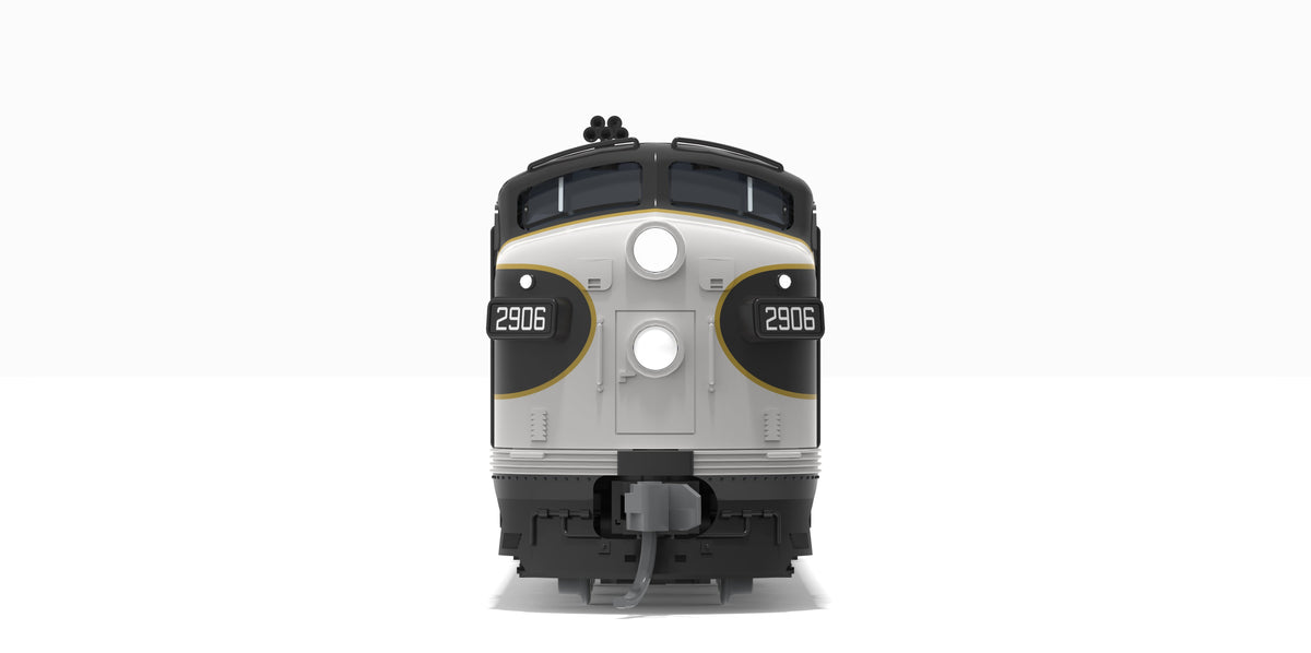 Broadway Limited Imports 10234 N EMD E7A, SOU 2906, Black Tuxedo Scheme, No-Sound / DCC-Ready, N - view 7