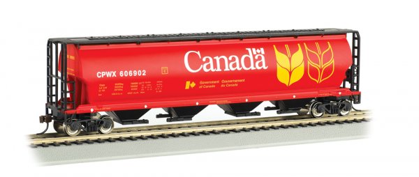 Bachmann 19131 HO Scale Cylindrical Grain Hopper - Canada Grain