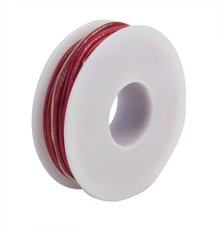 Wire Works 2010-403 20 Gauge Stranded Single Conductor Wire 40' - Red