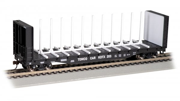 Bachmann 12908 HO Scale 52' Center-Beam Flatcar - Tomoco Car #203