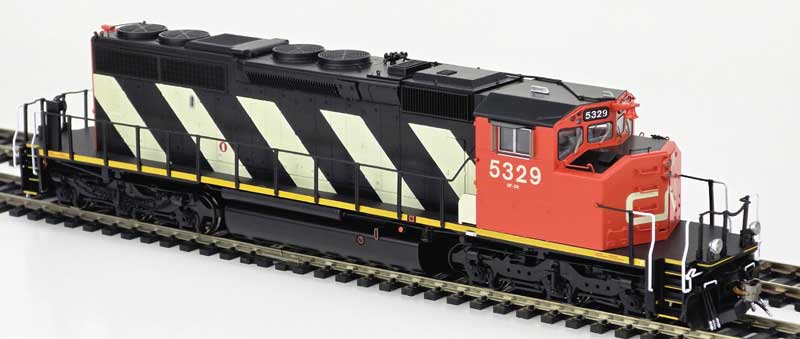 Bowser 25384 HO Scale GMD SD40-2W (DCC/Sound) — Canadian National Sergeant Stripes GF-30T #5341
