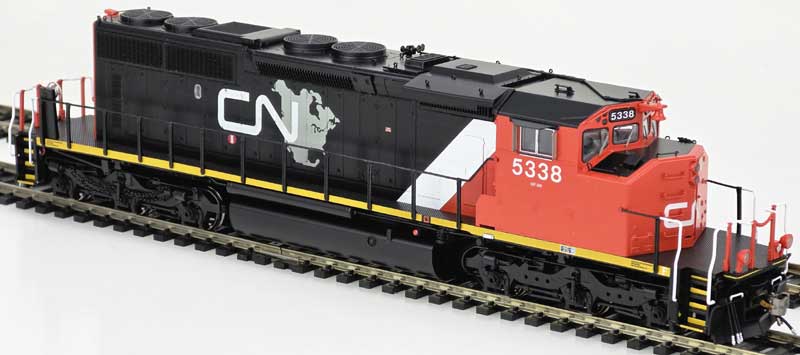Bowser 25388 HO Scale GMD SD40-2W (DCC/Sound) — Canadian National CN North America Map GF-30T #5338