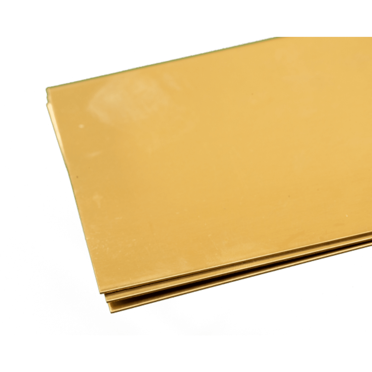 K&S 253 Brass Sheet 0.032" Thick x 4" Wide x 10" Long (3 Pieces) - Oakville Model Trains Depot