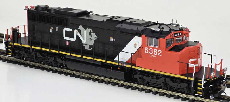Bowser 25404 HO Scale GMD SD40-2W (DCC/Sound) — Canadian National CN North America Map GF-30U #5362