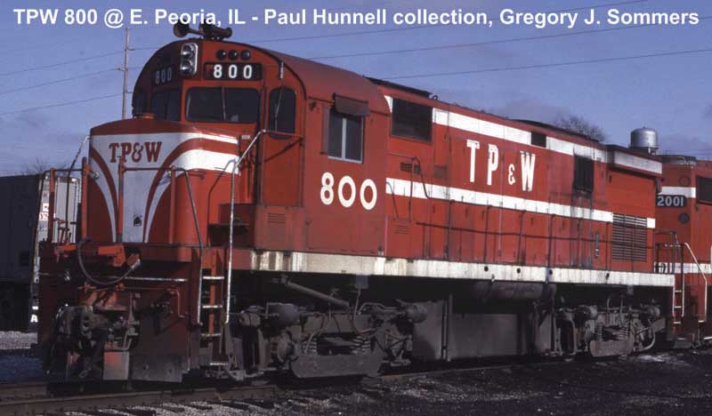 Bowser 26075 HO Scale ALCo C424 (DCC/Sound) — Toledo, Peoria & Western 1980s #801