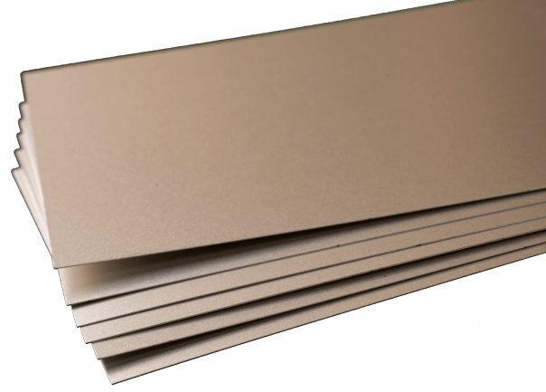 K&S 254 Tin Coated Sheet 0.008" Thick x 4" Wide x 10" Long (6 Pieces) - Oakville Model Trains Depot