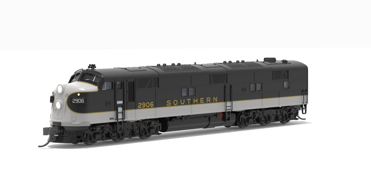 Broadway Limited Imports 10235 N EMD E7A, SOU 2914, Black Tuxedo Scheme, No-Sound / DCC-Ready, N - view 6