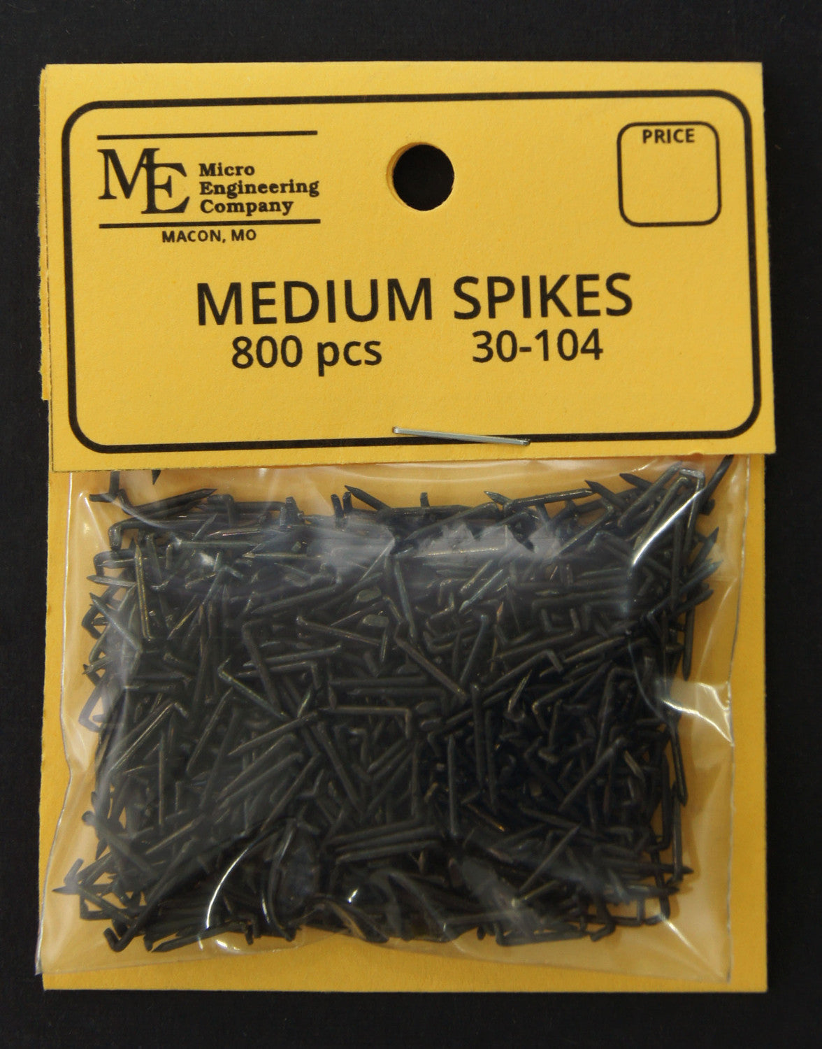 Micro Engineering 30-104 Medium 3/8" Track Spikes - 800 pcs