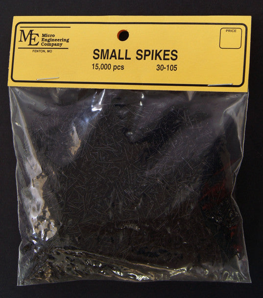 Micro Engineering 30-105 Small 1/4" Track Spikes - 15,000 pcs (Bulk Pack)