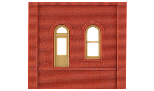 DPM 30105 HO Scale MBS Dock Level Arched Entry Wall Section (4/pkg)