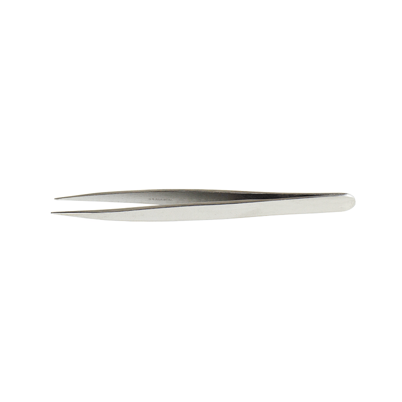Excel 30412 Sharp Point Stainless Steel Tweezers, 4-3/4"