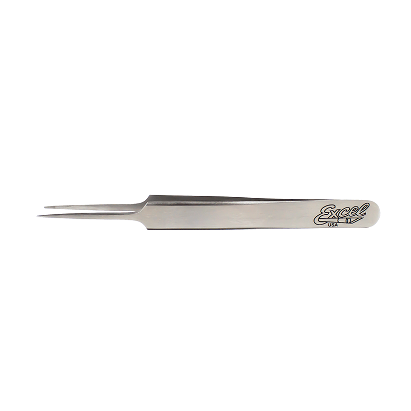 Excel Polished Straight-Point Tweezers