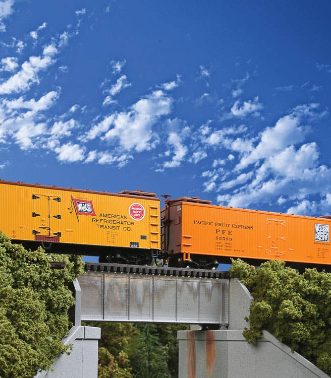 Walthers Cornerstone 4505 HO Scale 30' Single-Track Railroad Deck Girder Bridge - Standard Level Kit 4-3/16 x 1-3/16" x 1-3/16" 10.6 x 3.0 x 3.0cm