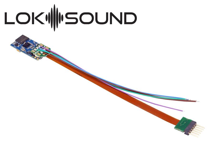 ESU 58814 LokSound 5 micro DCC/MM/SX/M4 PluX16, with speaker 11x15mm, gauge: 0, H0