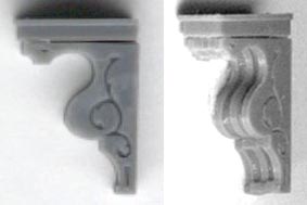Grandt Line 3530 O Scale Victorian Brackets Set - pkg(4)