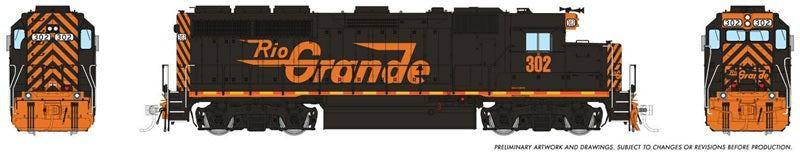 Rapido HO EMD GP40 Wheeling & Lake Erie #302