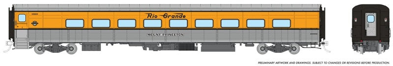 Rapido HO Tempo Coach — Rio Grande Ski Train Mount Princeton