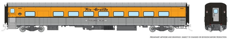 Rapido HO Tempo Snack Coach — Rio Grande Ski Train Pyramid Peak