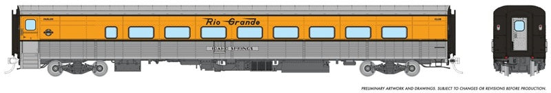 Rapido HO Tempo Club Car — Rio Grande Ski Train Idaho Springs