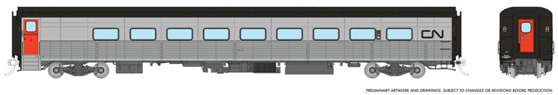 Rapido HO Tempo Coach — Canadian National #376