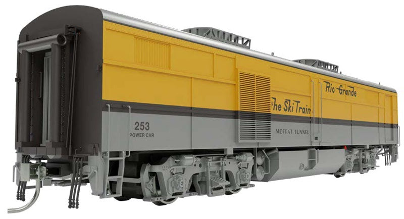 Rapido HO PB HEP Denver Ski Train Moffat Tunnel
