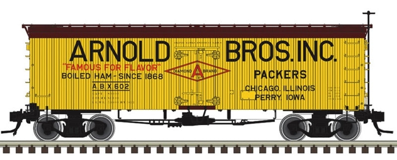 Atlas HO 36 foot wood reefer Arnold Brothers 603