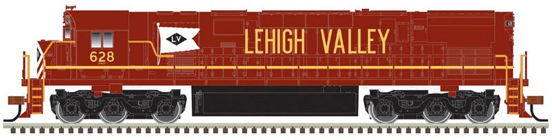 Atlas 40006551 N C-628 Silver — Lehigh Valley #628 DC