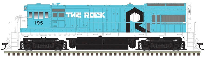 Atlas 40006492 N U33B Silver — Rock Island #298 DC