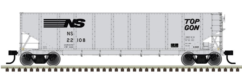 Atlas HO G-86R TopGon coal gondola Norfolk Southern 22108