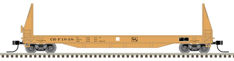 Atlas 50007471 N 50ft SIECO pulpwood flat car Chihuahua Pacific 1844