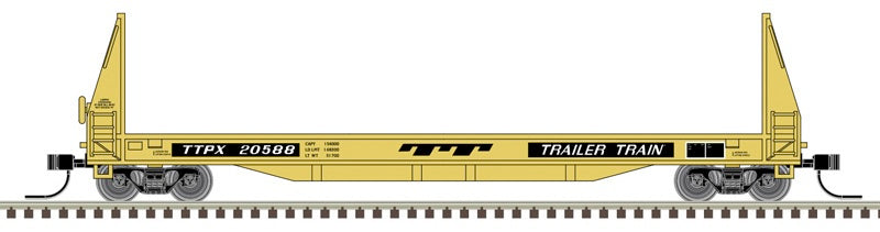 Atlas 50007477 N 50ft SIECO pulpwood flat car Trailer Train 20588