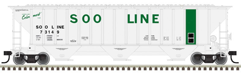 Atlas Trainman 50007821 N Thrall 4750 covered hopper Soo Line 73187