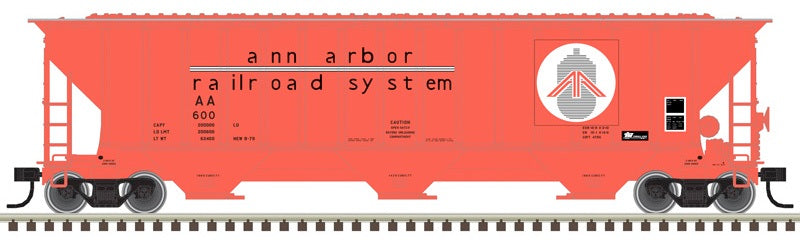 Atlas Trainman HO Thrall 4750 Covered Hopper Ann Arbor #624