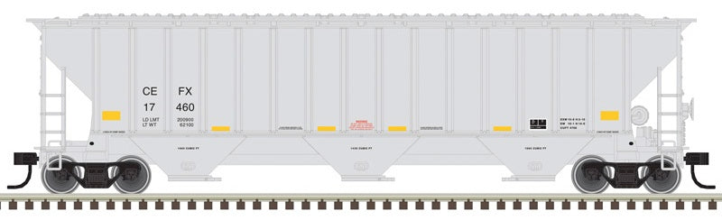 Atlas Trainman HO Thrall 4750 Covered Hopper CIT Group CEFX #17488