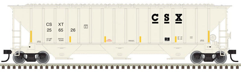 Atlas Trainman HO Thrall 4750 Covered Hopper CSX #256547