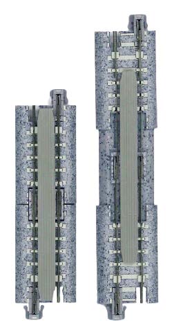 KATO 20-058 N Scale Unitrack Concrete Tie Expansion Track 78-108mm