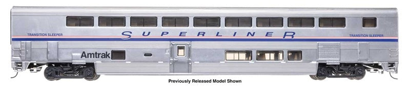 Walthers Proto 12102 HO Scale 85' Bombardier Superliner II Transition Sleeper, Amtrak Phase IV #39003