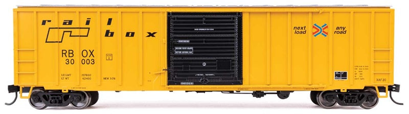 Walthers Mainline 3827 HO Scale ACF 50ft Exterior-Post Boxcar, Railbox #30003