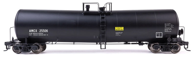 Walthers Proto HO 54' 23,000-Gallon Funnel-Flow Tank Car, Amoco AMCX #25506