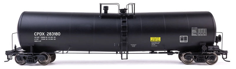 Walthers Proto HO 54' 23,000-Gallon Funnel-Flow Tank Car, Chevron CPDX #283180