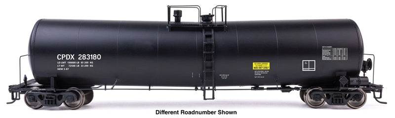 Walthers Proto HO 54' 23,000-Gallon Funnel-Flow Tank Car, Chevron CPDX #283195
