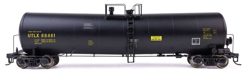 Walthers Proto HO 54' 23,000-Gallon Funnel-Flow Tank Car, Union Tank Car UTLX #68481