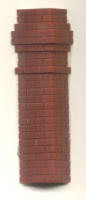 Grandt Line 3926 G Scale Brick Chimney - pkg(1)