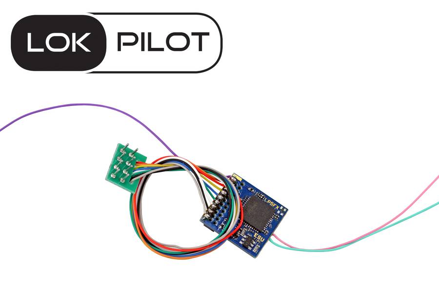 ESU 59210 LokPilot 5 Fx DCC/MM/SX, 8-pin NEM652