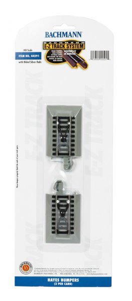 Bachmann 44591 HO Scale E-Z Track Hayes Bumpers - 2pcs