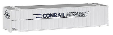 Walthers SceneMaster 8843 N Scale 48' Ribbed Side Container Conrail Mercury