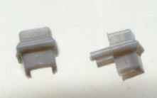 Grandt Line 4008 S Scale Stake Pockets w/Single U-Bolt - pkg(24)